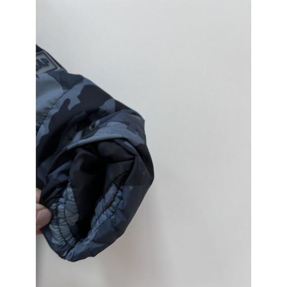 Gap Blue Camouflage Hooded Puffer Coat - Picture 8 of 9